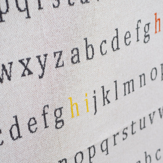 Deka / prikrývka - Pletené Abeceda 04