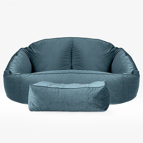 Bubble Sofa Bean Bag - Velvet Teal 02