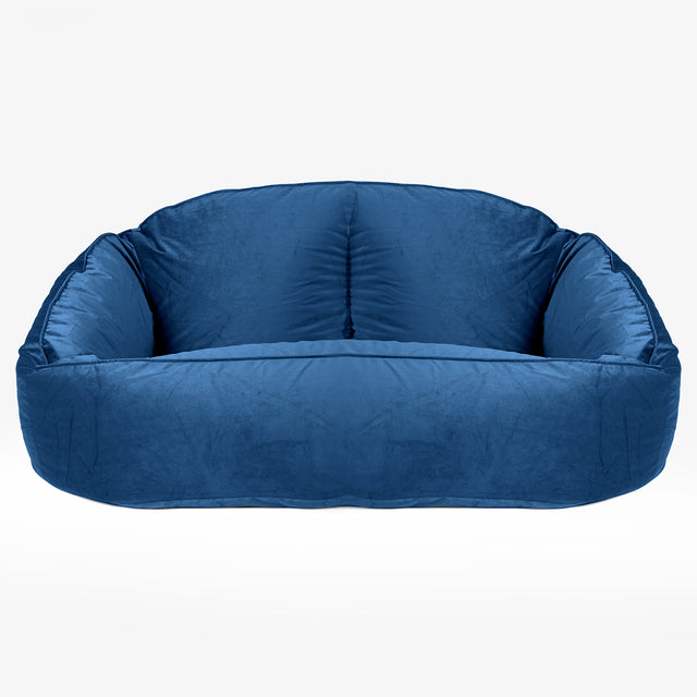 Bubble Sofa Bean Bag - Velvet Midnight Blue 01