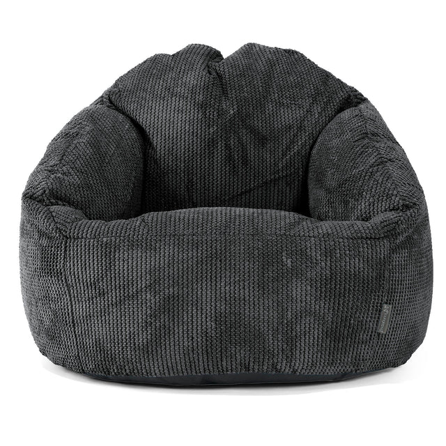 Bublinková stolička sedací vak - Pom Pom Čierna 01