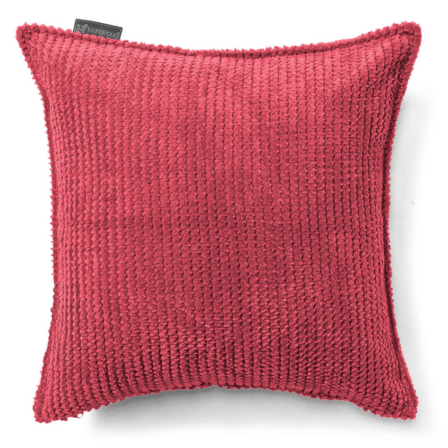 Dekoračný poťah na vankúš 47 x 47 cm - Pom Pom Pastelová červená 01