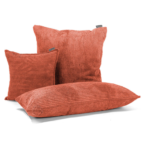 Dekoračný poťah na vankúš 47 x 47 cm - Pom Pom Tekvicová Oranžová 04