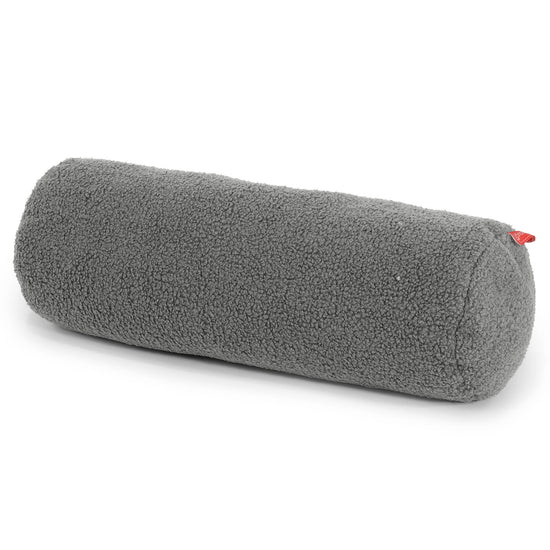 Dekoračný valčekový poťah na vankúš 20 x 55 cm - Buklé Šedá 01