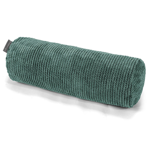 Dekoračný valčekový poťah na vankúš 20 x 55 cm - Pom Pom Machová Zelená 01