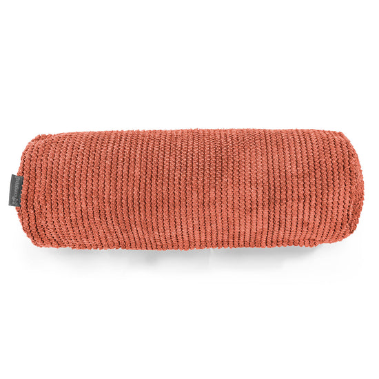 Dekoračný valčekový poťah na vankúš 20 x 55 cm - Pom Pom Tekvicová Oranžová 02