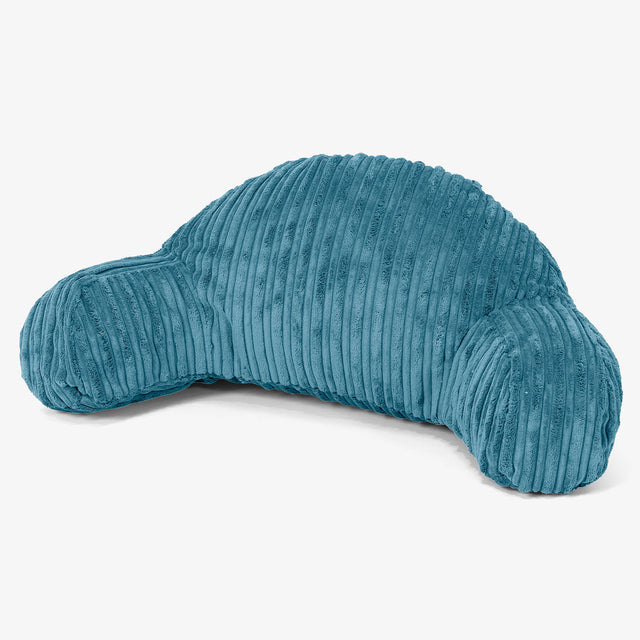 Detský útulný vankúš s vysokým operadlom - Menčester Morská modrá 01