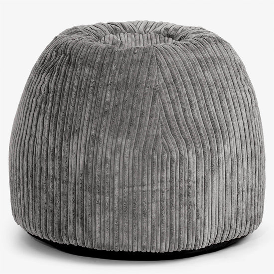 Ergonomické kancelárske pouf-kreslo - Menčester Grafitová šedá - 01