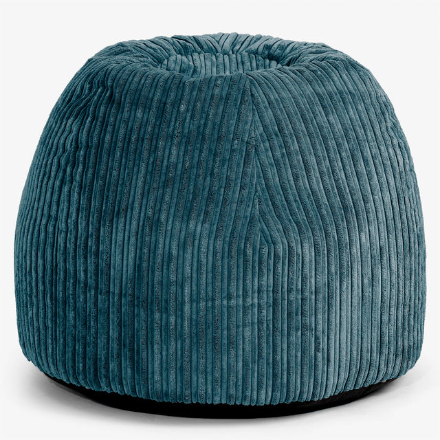 Ergonomické kancelárske pouf-kreslo - Menčester Modrozelená - 01