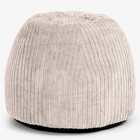 Ergonomické kancelárske pouf-kreslo - Menčester Slonovinová - 01