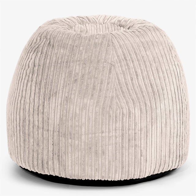 Ergonomické kancelárske pouf-kreslo - Menčester Slonovinová - 01
