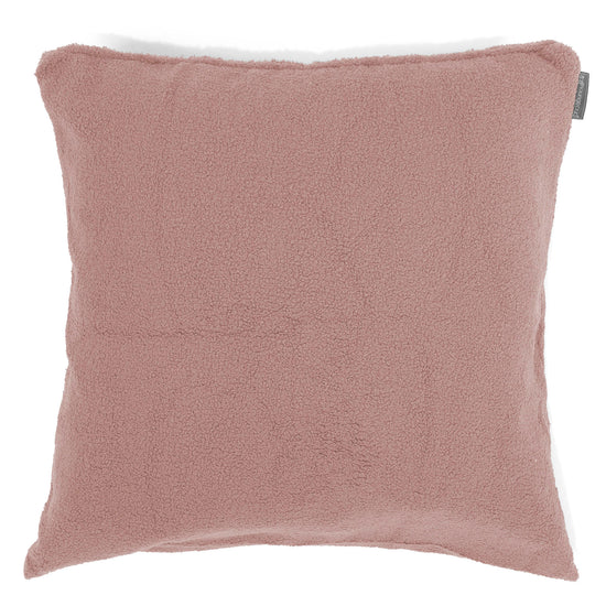 Extra veľký dekoračný poťah na vankúš 70 x 70 cm - Buklé Ružová 01