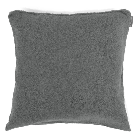 Extra veľký dekoračný poťah na vankúš 70 x 70 cm - Buklé Šedá 01