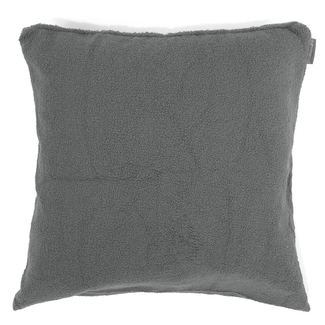 Extra veľký dekoračný poťah na vankúš 70 x 70 cm - Buklé Šedá 01