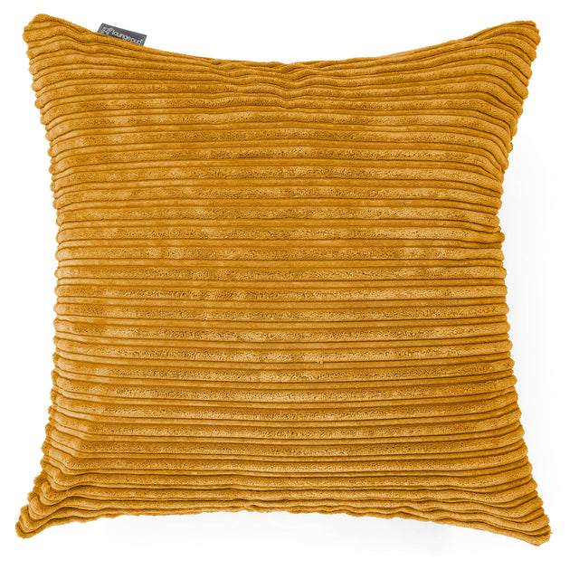 Extra veľký dekoračný poťah na vankúš 70 x 70 cm - Menčester Zlatý Med 01