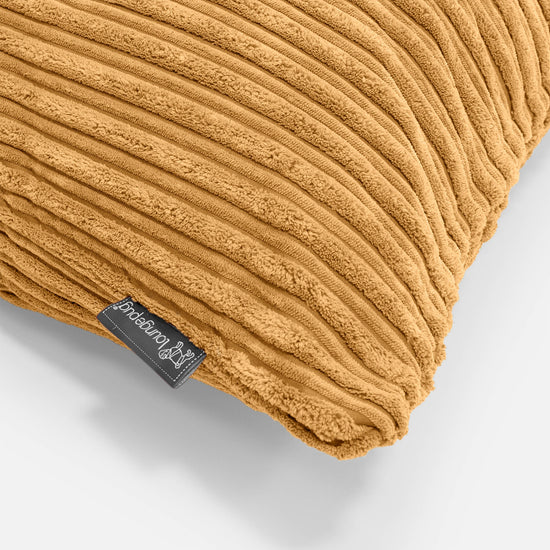 Extra veľký dekoračný poťah na vankúš 70 x 70 cm - Menčester Zlatý Med 03