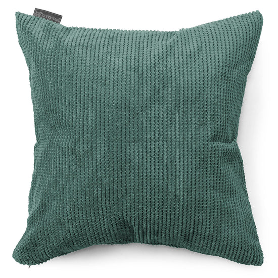 Extra veľký dekoračný poťah na vankúš 70 x 70 cm - Pom Pom Machová Zelená 01