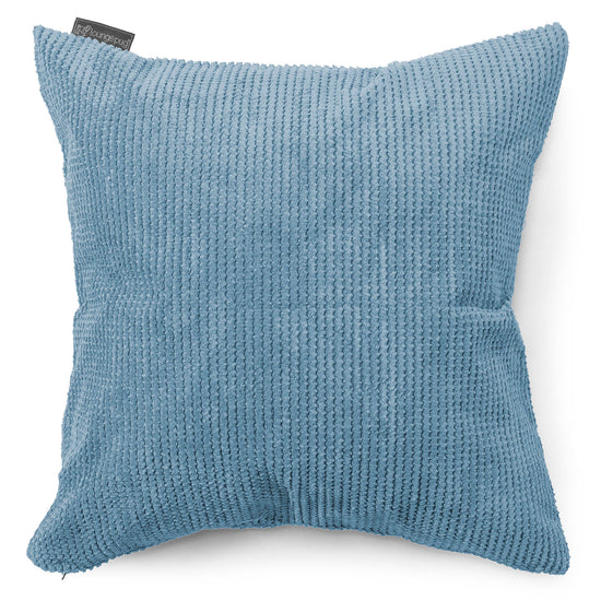 Extra veľký dekoračný poťah na vankúš 70 x 70 cm - Pom Pom Nebová 01