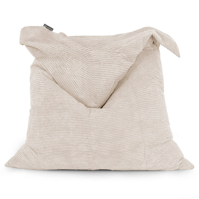 Extra veľký sedací vak - Pom Pom Slonovinová 01