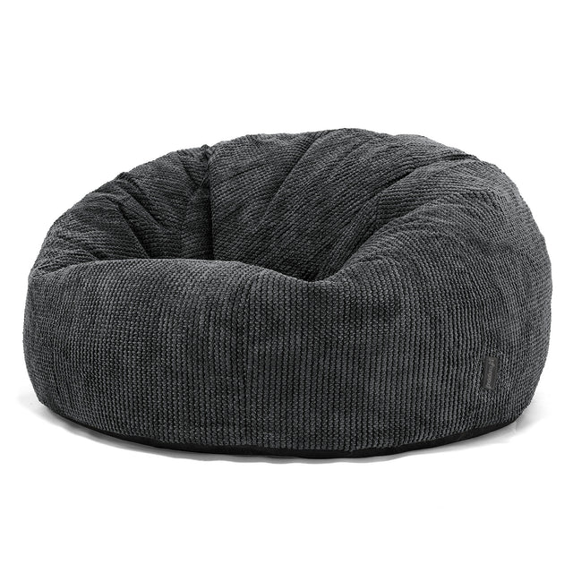 Klasická pohovka sedací vak - Pom Pom Čierna 01