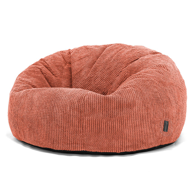 Klasická pohovka sedací vak - Pom Pom Tekvicová Oranžová 01