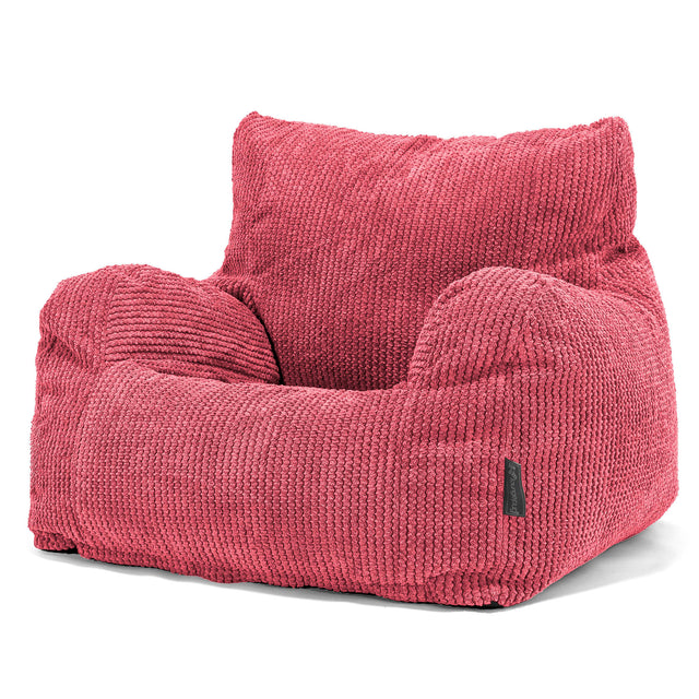 Kreslo sedací vak Josephine - Pom Pom Pastelová červená 01
