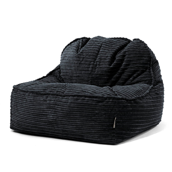 Kreslo sedací vak Sloucher 2.0 - Menčester Čierna 01