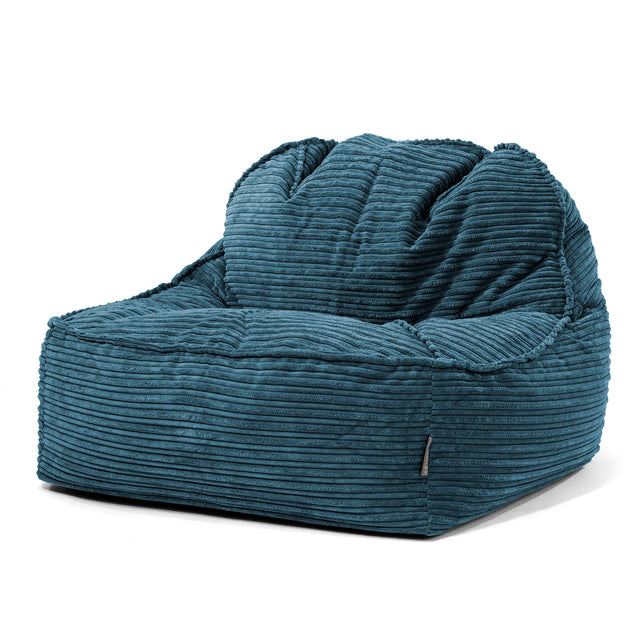 Kreslo sedací vak Sloucher 2.0 - Menčester Námornícka modrá 01