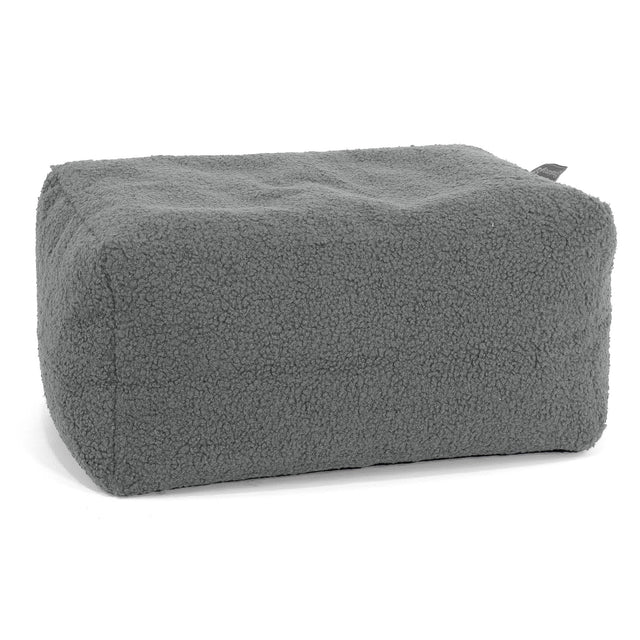 Malá podnožka - Buklé Šedá 01