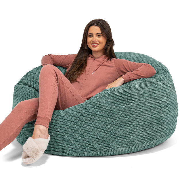 Mamutia pohovka sedací vak - Pom Pom Machová Zelená 01