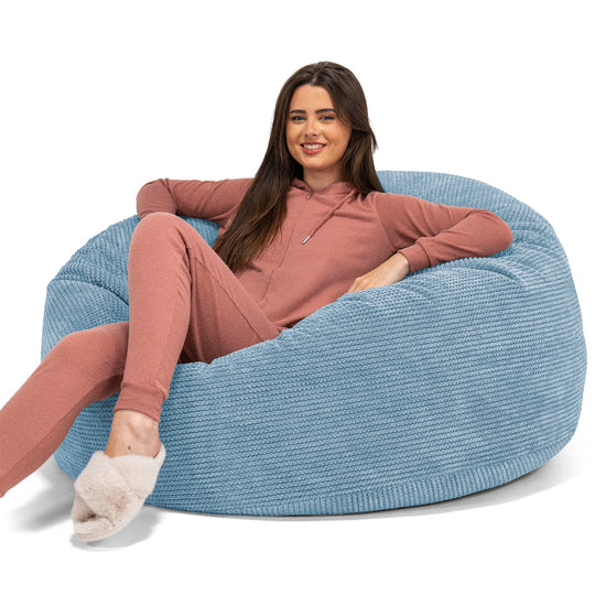 Mamutia pohovka sedací vak - Pom Pom Nebová 01