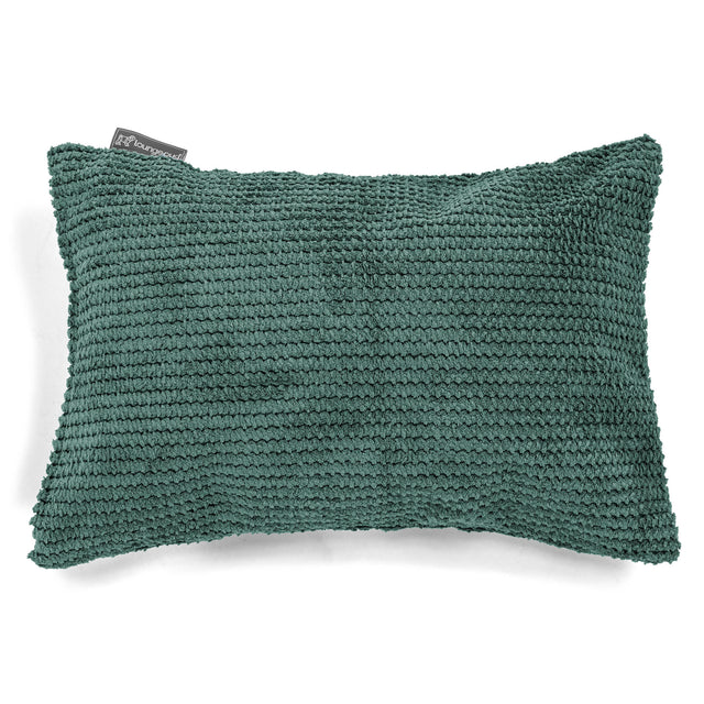Obdĺžnikový dekoračný poťah na vankúš 35 x 50 cm - Pom Pom Machová Zelená 01