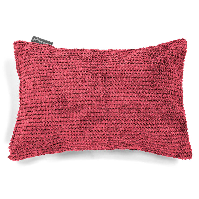 Obdĺžnikový dekoračný poťah na vankúš 35 x 50 cm - Pom Pom Pastelová červená 01
