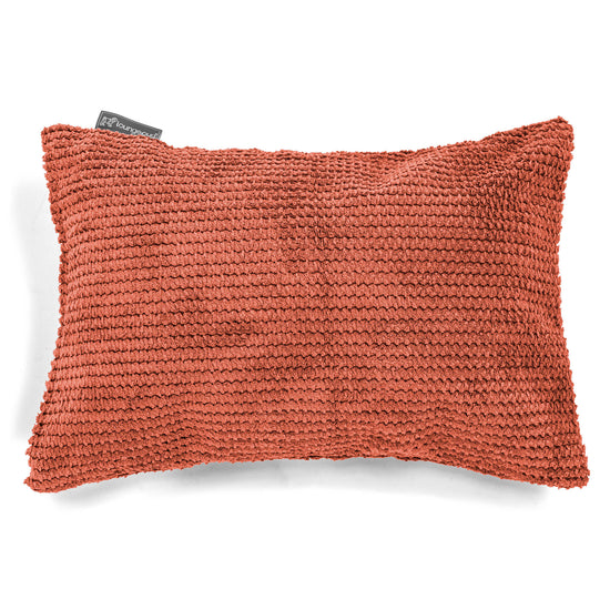 Obdĺžnikový dekoračný poťah na vankúš 35 x 50 cm - Pom Pom Tekvicová Oranžová 01