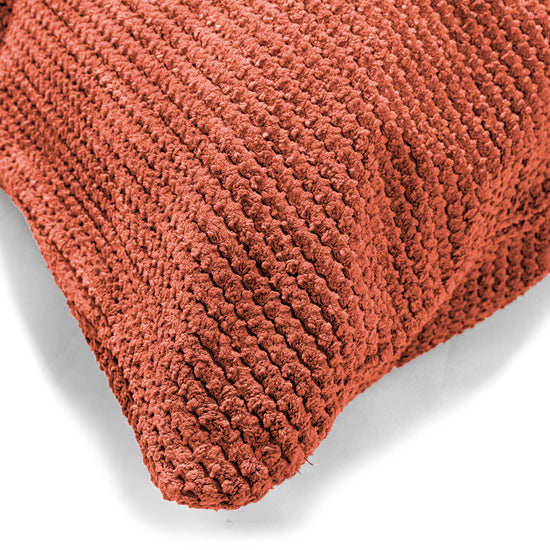 Obdĺžnikový dekoračný poťah na vankúš 35 x 50 cm - Pom Pom Tekvicová Oranžová 02