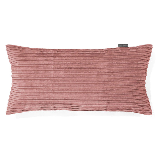 Obdĺžnikový dekoračný poťah na vankúš XL 40 x 70 cm - Menčester Broskyňová 01
