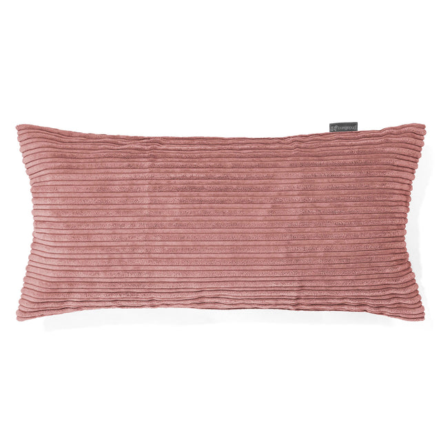 Obdĺžnikový dekoračný poťah na vankúš XL 40 x 70 cm - Menčester Broskyňová 01