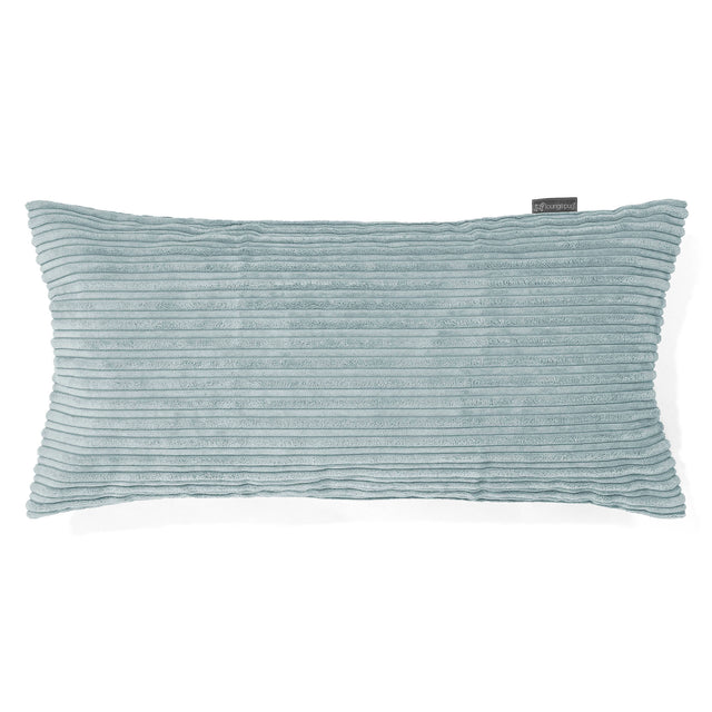 Obdĺžnikový dekoračný poťah na vankúš XL 40 x 70 cm - Menčester Mätová Zelená 01
