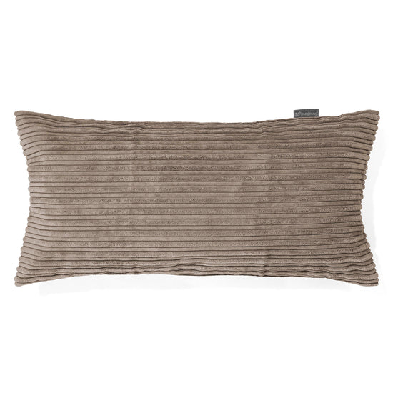 Obdĺžnikový dekoračný poťah na vankúš XL 40 x 70 cm - Menčester Sivá holubica 01
