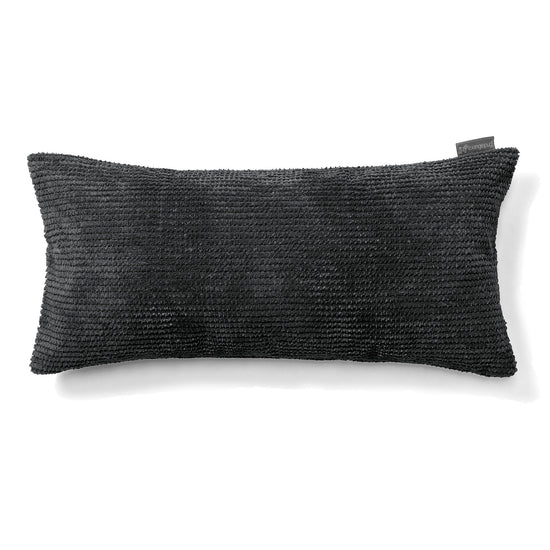 Obdĺžnikový dekoračný poťah na vankúš XL 40 x 70 cm - Pom Pom Čierna 01