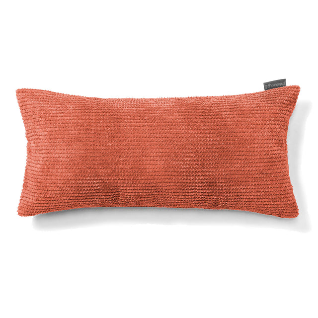 Obdĺžnikový dekoračný poťah na vankúš XL 40 x 70 cm - Pom Pom Tekvicová Oranžová 01