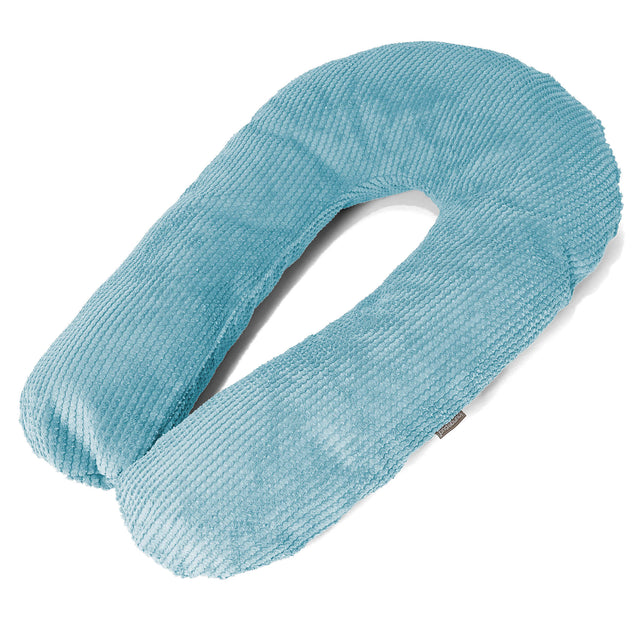 Objímací vankúš - Pom Pom Morská modrá 01