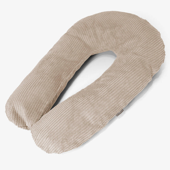 Objímací vankúš - Pom Pom Slonovinová 01