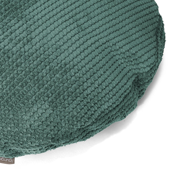 Okrúhly dekoračný poťah na vankúš 50 cm - Pom Pom Machová Zelená 02