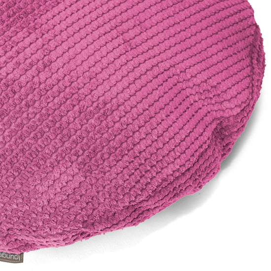 Okrúhly dekoračný poťah na vankúš 50 cm - Pom Pom Ružová 02