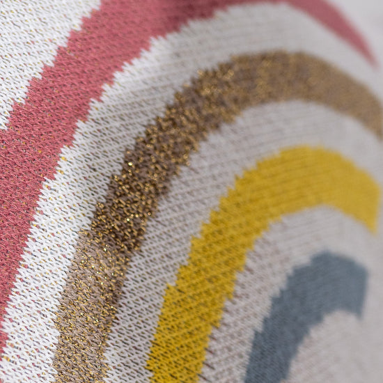 Dekoračný poťah na vankúš 47 x 47 cm - Pletené Dúha 03