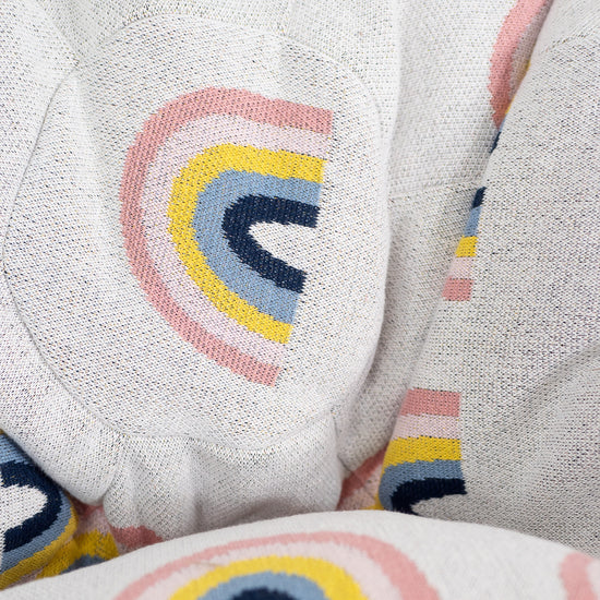 Klasická detská stolička sedací vak vo veku 1-5 rokov - Pletené Dúha 03