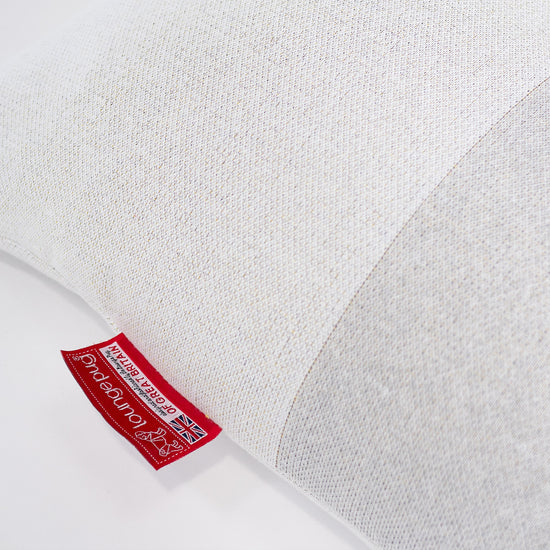 Herné ležadlo sedací vak - Pletené Farebný blok Šedá 02