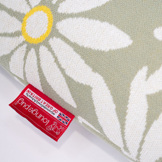 Herné ležadlo sedací vak - Pletené Kvetinový Mäta 02