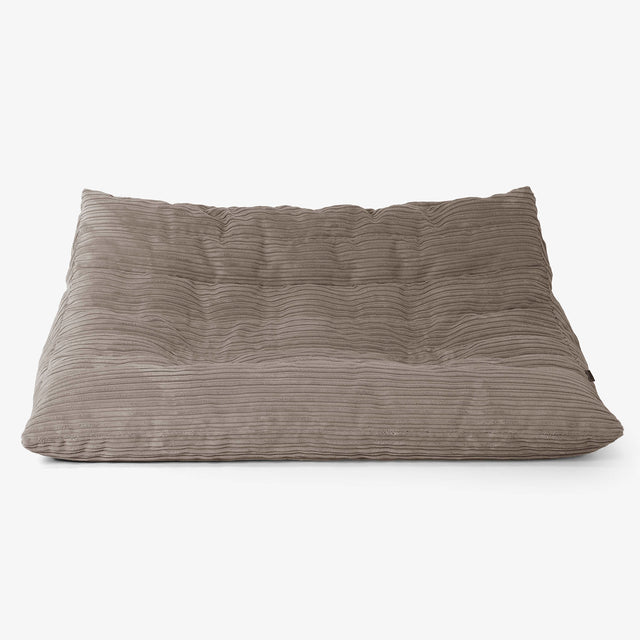 Podlahová pohovka Noah so sedacím vakom - Menčester Sivá holubica 01