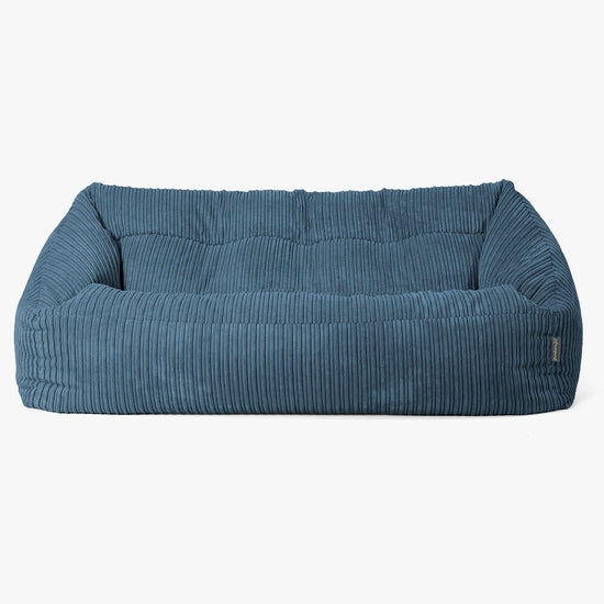 Maya Sofa Bean Bag - Cord Navy Blue 01